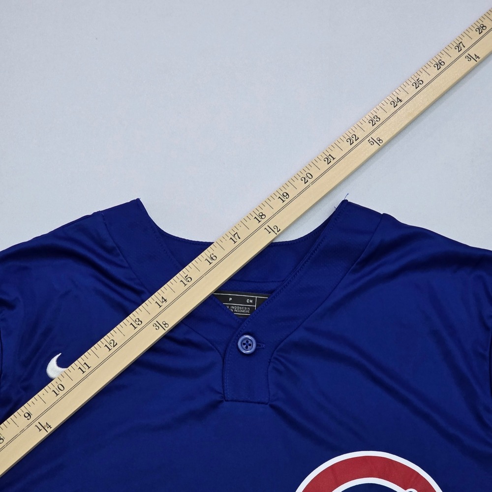 Nike Chicago Cubs MLB Batting Practice Jersey Mens Small Blue Short Sleeve #24 - Picture 10 of 11